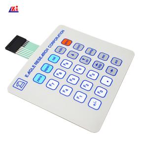 Wholesale 115 * 130mm Pet Tactile Embossed Sealed Membrane Switches from china suppliers