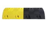 Temporary Durable Rubber Road Speed Bumps Black & Yellow