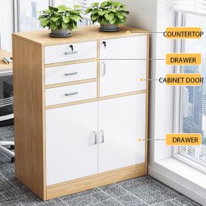 China Structure Assemble Structure Modern Office Wooden Drawer With Lock Mobile File Cabinet on sale