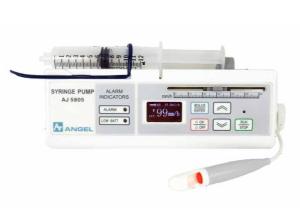 Wholesale Medical Portable Single - Use Syringe Pump Infusion Rate 1~99mm / hr Using 3 AA Batteries from china suppliers
