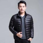 Blank Hooded Warm Down Jacket Casual Lightweight Winter Men Jackets