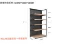 120×40×140cm Supermarket Shelf Rack Cold Rolled Steel Material 100kg Layer