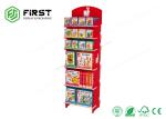 Customized Corrugated B Flute Foldable Floor Carton Cardboard Display Stand For