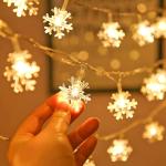 LED Snowflake Lights String Lights Christmas Holiday Home Garden Patio Party