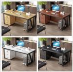 Solid Wood Office Study Desk Side Table Morden Office Workstation Fruniture for