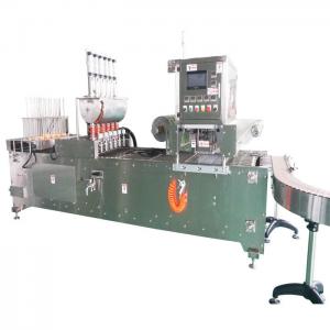 China Industrial Plastic Cup Filling Sealing Machine 100-500ml PLC Control on sale