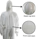 CE Type5 6 Protective Clothing Comfortable Durable Coveralls For Industry 175 X
