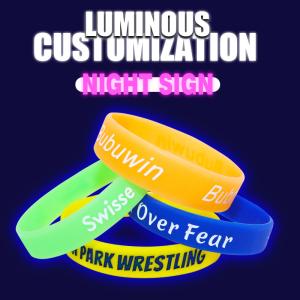 Wholesale Silk Screen Printing Rubber Wristbands For Advertising from china suppliers