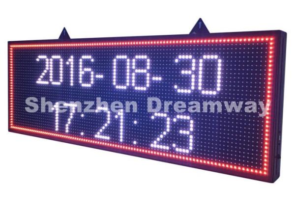SMD3535 P 10 Outdoor LED Moving Message Display / 6,000 nits LED Moving Display