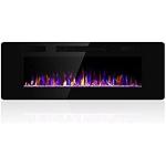 Electric Fireplace Stove with 5 Flame Brightness and Packing Size 96.5*20.5*57