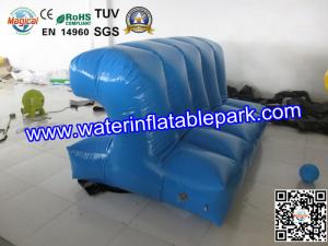 Wholesale Blue Inflatable Floating Connection / Lake Floating Inflatable Water Park Game from china suppliers