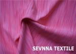 Screen Printing Striped Double Knit Fabric Water Repellent 100% Polyester 150cm