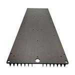 Black Anodized Aluminum Heatsink LED Grow Quantum Board Heatsink