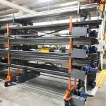 Electric Drive Telescopic Cantilever Rack Long Steel Pipe Cantilever Racking