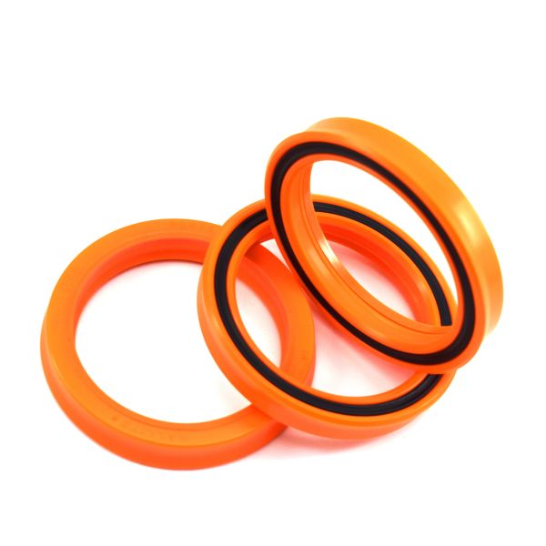 Orange JCB High Pressure Piston Seals Double Oil Seal For Seal Kit