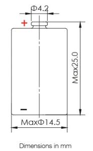 Wholesale 1200mAh ER14250 Li Socl2 Non-rechargeable Battery from china suppliers