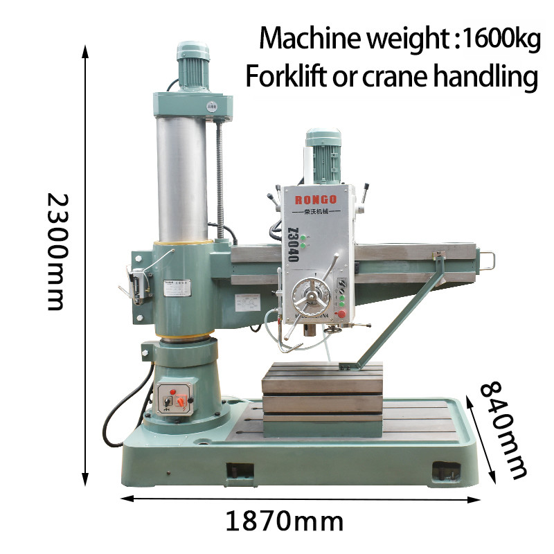 Radial Drilling Machine Z3040*13D Hydraulic locking Vertical Metal Radial Drill Machine