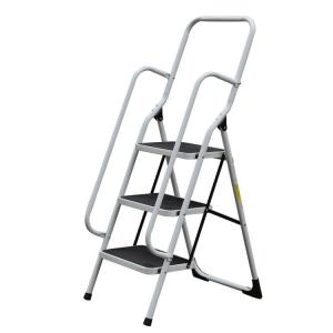 Wholesale Industrial Warehouse Ladders Safety 2m Platform Household Picking Trolley Ladder Superamarket from china suppliers