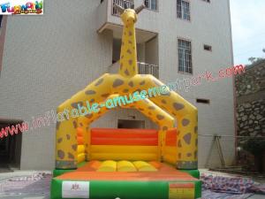 Wholesale Kids Outdoor Inflatable Giraffe Bouncy And Jumping Castle Commercial Bouncy Castles from china suppliers