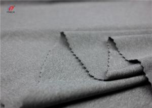 Wholesale Melange Colour Sports Clothing Weft Knitted Fabric Polyester Spandex Material from china suppliers