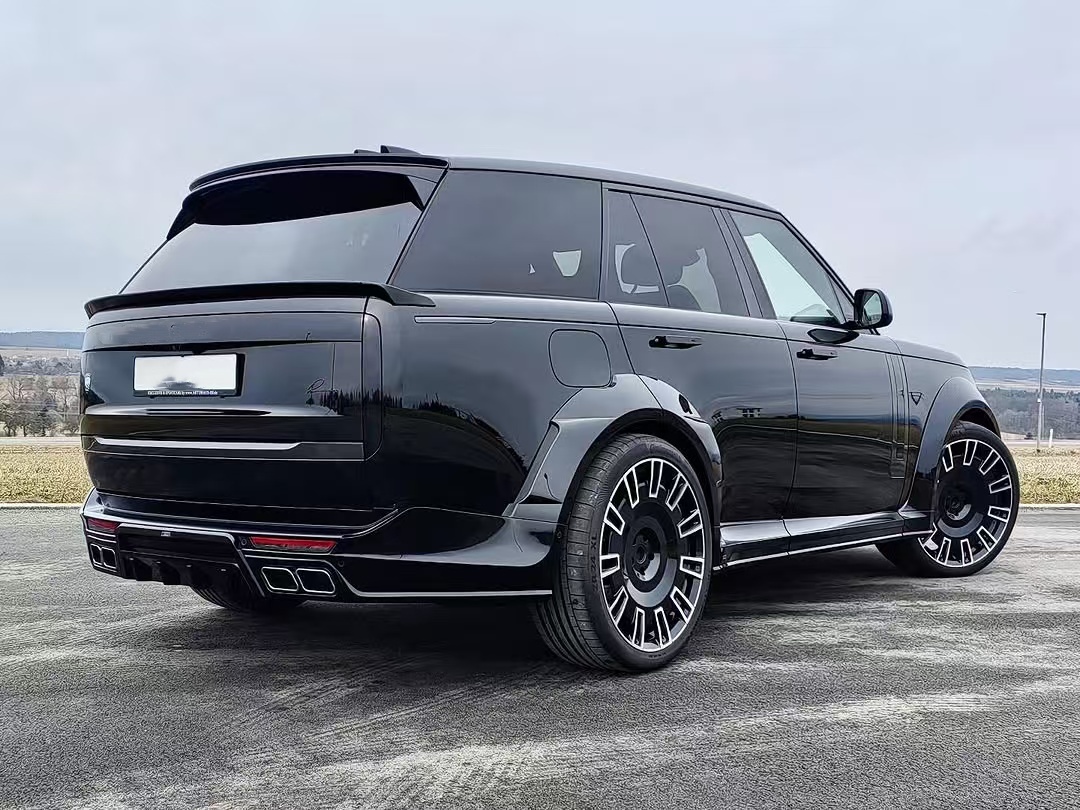 Carbon Fiber Land Rover Body Kit LM Style Universal Rear Bumper Lip Diffuser Spoiler