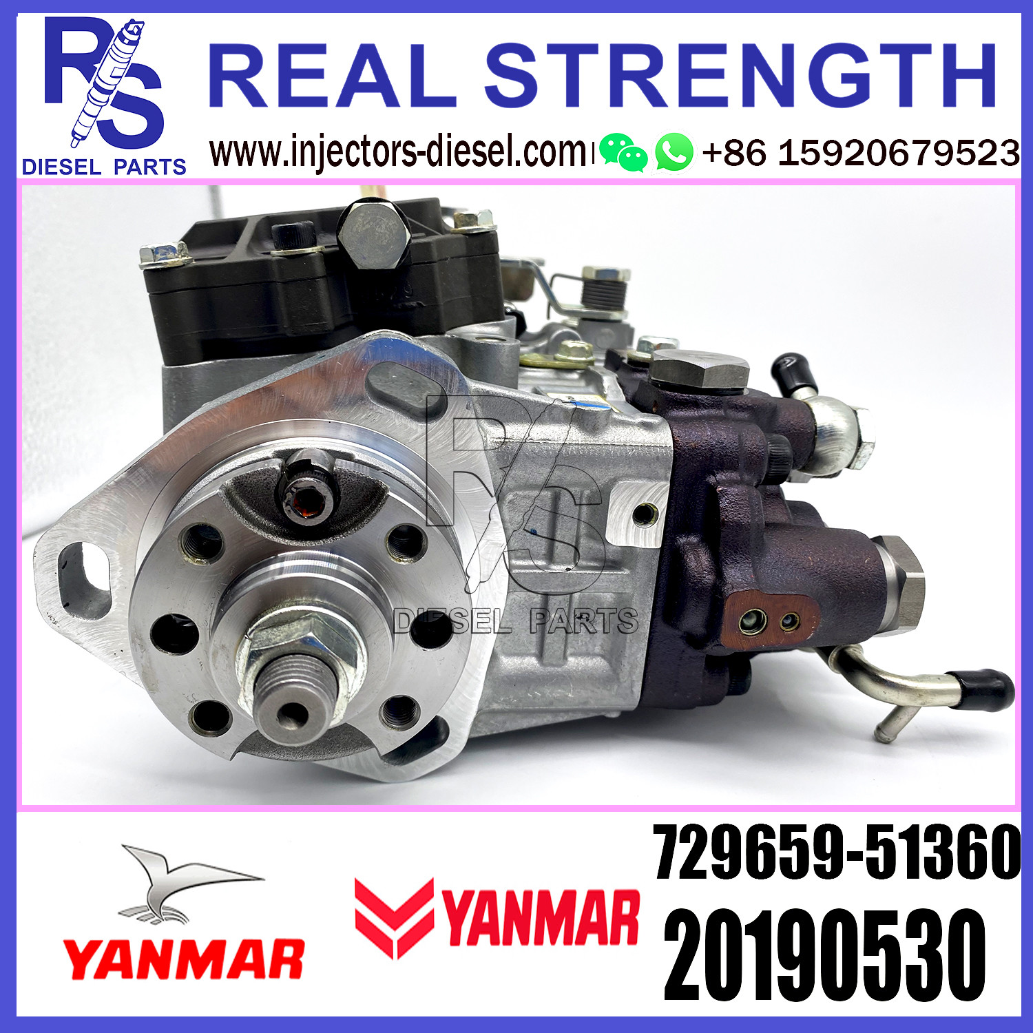 Yanmar PUMP 729659-51360 20190530 Diesel Fuel Injector Pump assembly 729659-51360 20190530 For DIESEL Engine