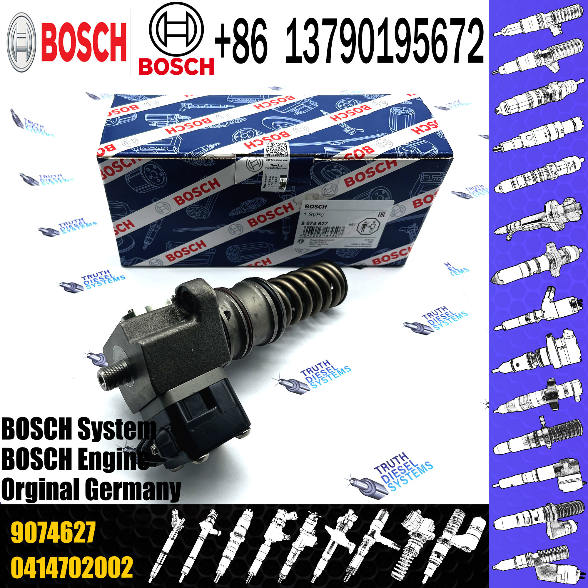 Diesel Engine Fuel Injector Unit Pump 0414755018 0414755016 0414755118 04262056