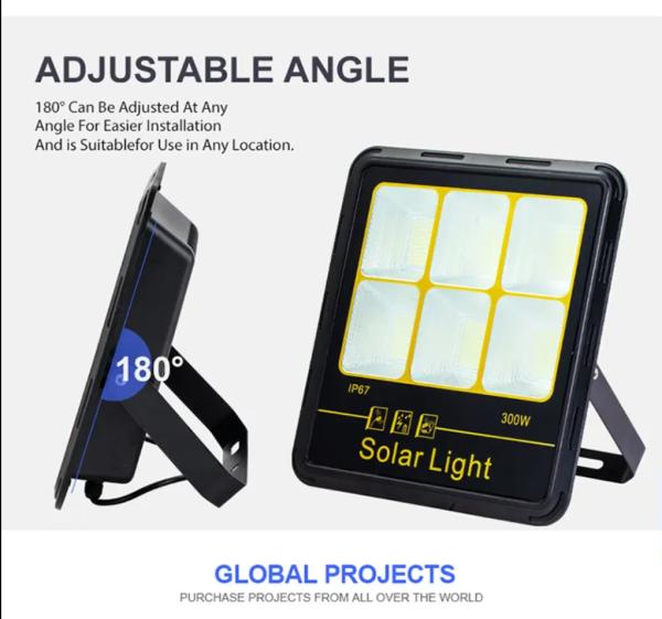 Solar Flood Lights Waterproof Outdoor 200w 300w 400w Led Solar Garden Flood