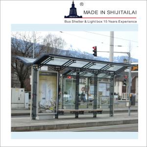 Wholesale ShiJiTaiLai H450mm Bench Aluminum Bus Shelter from china suppliers