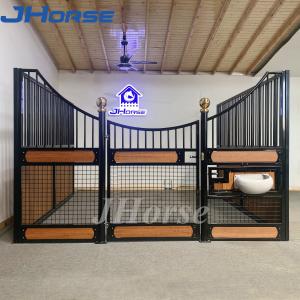 Wholesale Low Mesh Wooden Farm Riding Stables Horse Stall Fronts Box Portable from china suppliers