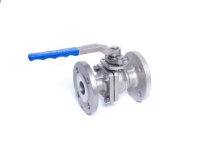 Wholesale PN16 Stainless Steel Flanged Ball Valve DN50 Handle SS304 SS316 WCB from china suppliers