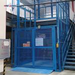 External Hydraulic Freight Elevator 7th Floor Factory Goods Lift