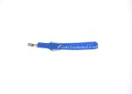 Custom Woven Neck Lanyards Environmental Protection Materials With Metal Badge