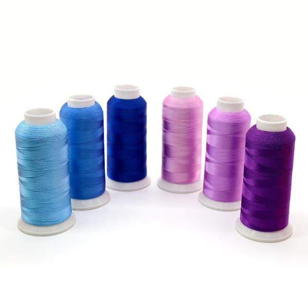Gassed 100% Polyester 120d/2 Embroidery Sewing Thread 4000m/cone for Embroidery