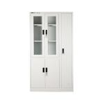 Power Coating Wall Cabinet With Glass Doors Modular Closet Locker