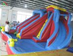 Double Lanes Accommodate Many People Small Or Big Full Size Jumbo Water Slide