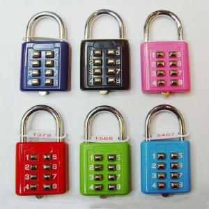 China 8 Slide Button Luggage PadLock fo blind person on sale