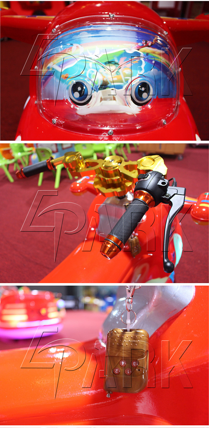 Remote Control Coin Op Kiddie Rides Motorbike / 50W Coin Operated Motorcycle