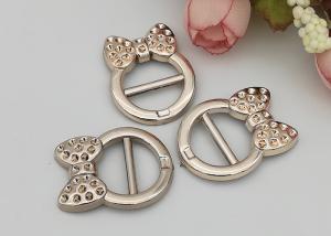 Wholesale Fashion Accessories Plastic Shoe Buckles With Bow , Decorative Shoe Buckles from china suppliers