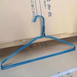 16 Inch 1.9mm Steel Wire Hangers Dry Cleaner Use Lead Free Blue / White Color