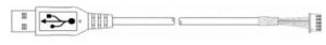 Wholesale ATM Spare Parts 009-0029343 USB TOUCHSCREEN CABLE ASSEMBLY, 0.75M from china suppliers