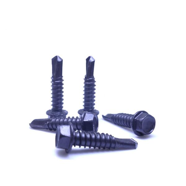 AS3566 Metric Hex Washer Knurled Serration Head Self Fastening Drilling Screws