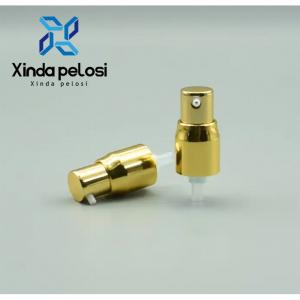 China 24 415 24 410 Gold Lotion Pump Fine Mist Sprayer Pump Aluminium Cap For Bottle Lid on sale
