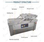 Food Grade SS304 Double Chamber Vacuum Packer