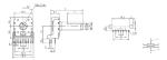 rotary potentiometer, carbon potentiometer, 14mm potentiometer with insulated