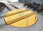 Dia 10m load 15t AC motor drive powered rail turnplate steel coil manufacture