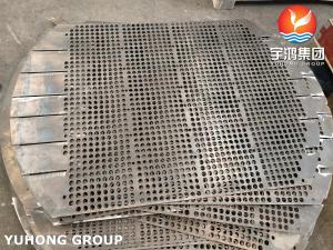 Wholesale ASTM A266 Gr.2 Carbon Steel Forged Support Plate / Baffle Plate For Heat Exchanger from china suppliers