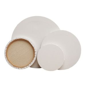 Buy cheap Round Shape Stretched Canvas Board with Pine Wooden Frame for Oil Painting - from wholesalers