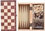 Upgraded Wooden Chess Board Game Set, Crafted Chesspiece ans Storage Slots for