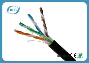Wholesale Outdoor Cat5e Lan Cable , Computer Cat5e Network Ethernet Cable UTP With Oil 1000FT from china suppliers